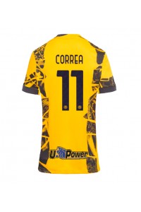 Inter Milan Joaquin Correa #11 Fotballdrakt Tredje Klær Dame 2024-25 Korte ermer